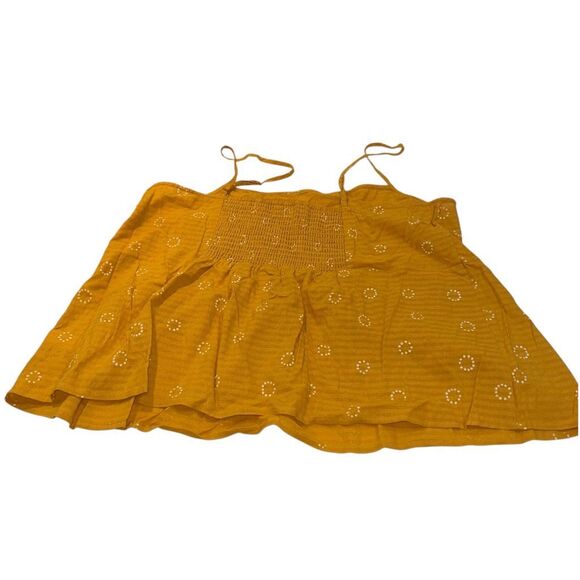 New! a.n.a. Yellow Spaghetti Strap‎ Tank Top - Size XL - Picture 2 of 7